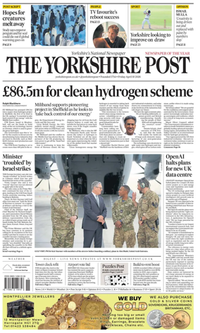 Cover of Yorkshire Post