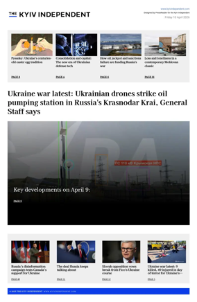 Cover of The Kyiv Independent