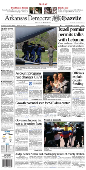 Cover of Arkansas Democrat-Gazette