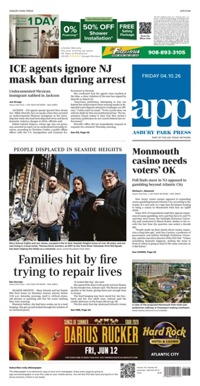 Cover of Asbury Park Press