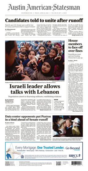 Cover of Austin American-Statesman