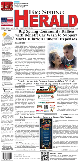 Cover of Big Spring Herald