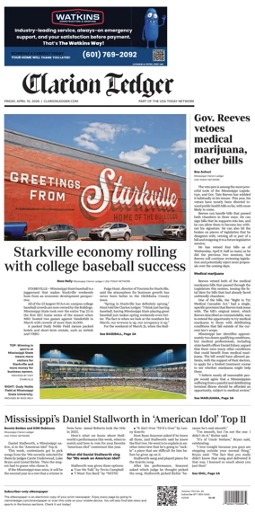 Cover of Clarion Ledger