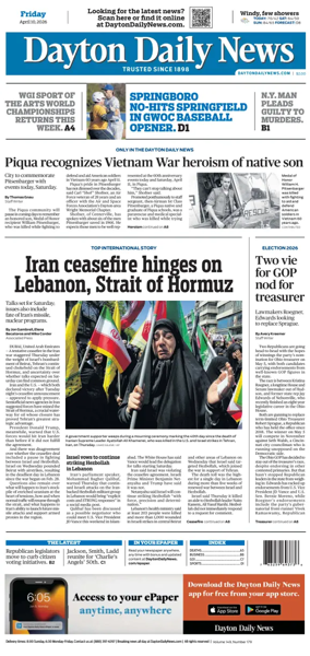 Cover of Dayton Daily News