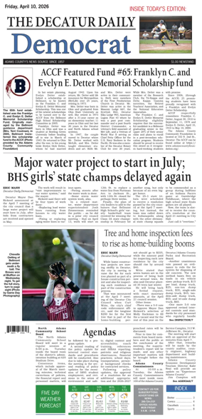 Cover of The Decatur Daily Democrat