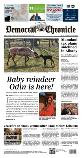 Cover of Democrat and Chronicle