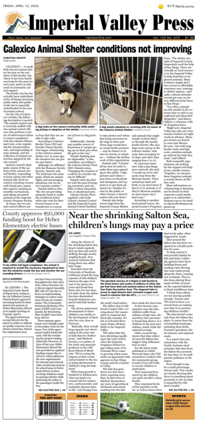 Cover of Imperial Valley Press