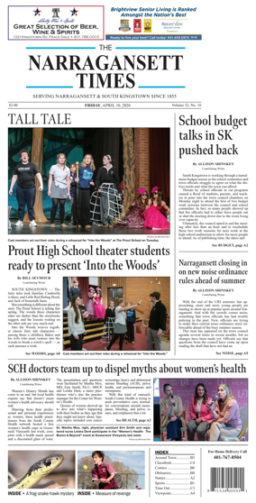 Cover of Narragansett Times