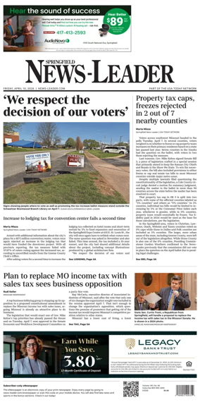 Cover of Springfield News-Leader