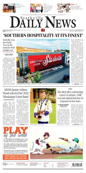 Cover of Starkville Daily News
