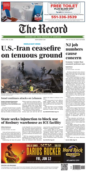 Cover of The Bergen Record