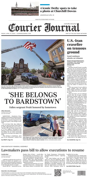 Cover of The Courier-Journal (Louisville)