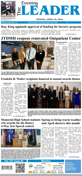 Cover of The Evening Leader