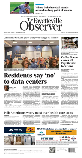 Cover of The Fayetteville Observer