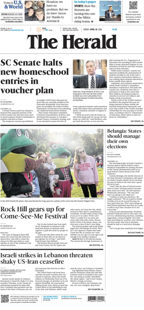 Cover of The Herald (Rock Hill)