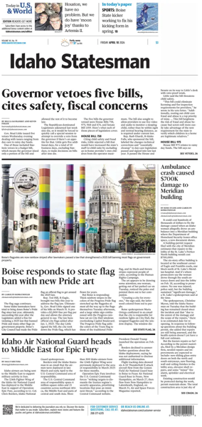 Cover of The Idaho Statesman