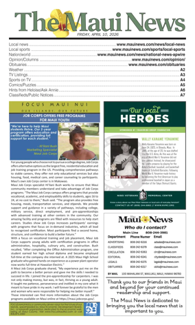 Cover of The Maui News