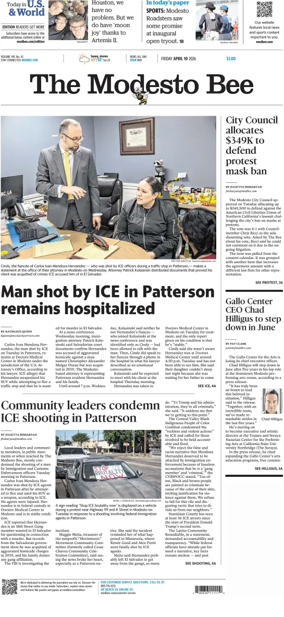 Cover of The Modesto Bee