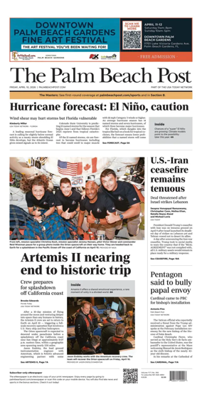 Cover of The Palm Beach Post