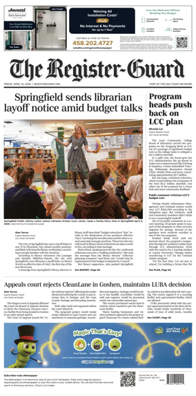 Cover of The Register-Guard