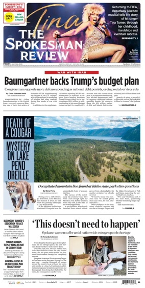 Cover of The Spokesman-Review (Spokane)