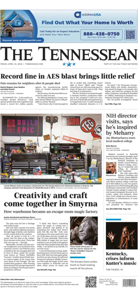 Cover of The Tennessean