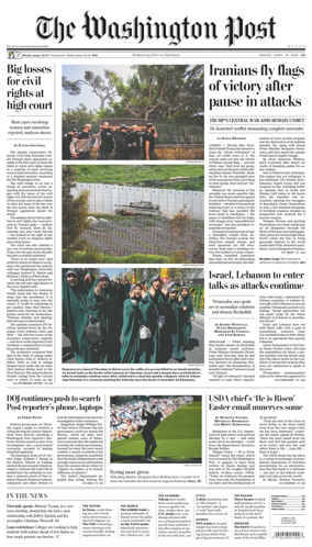Cover of The Washington Post