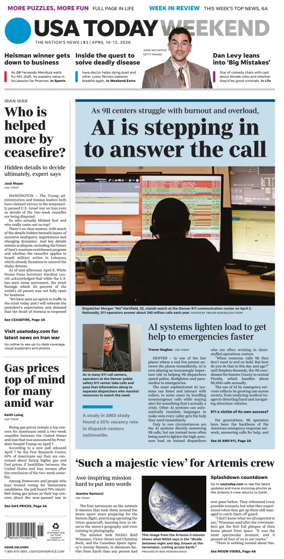 Cover of USA TODAY US Edition