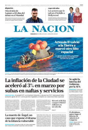 Cover of La Nacion