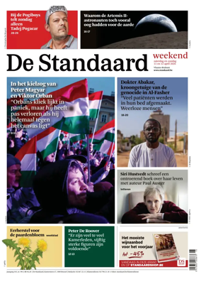 Cover of De Standaard