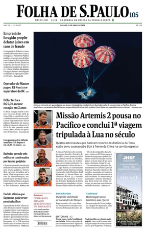 Cover of Folha de S.Paulo