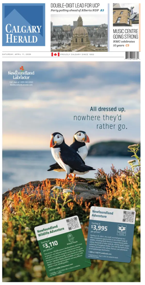 Cover of Calgary Herald