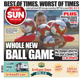 Cover of Calgary Sun