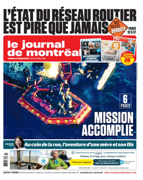Cover of Le Journal de Montreal