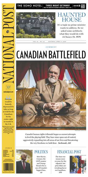 Cover of National Post - (Latest Edition)