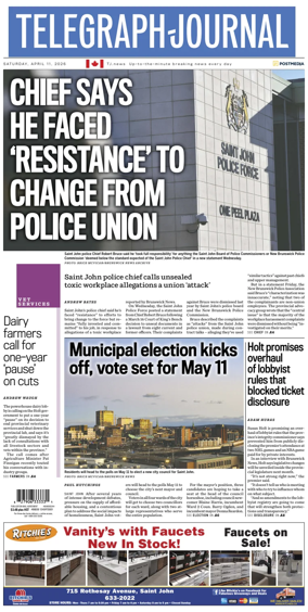 Cover of Telegraph-Journal