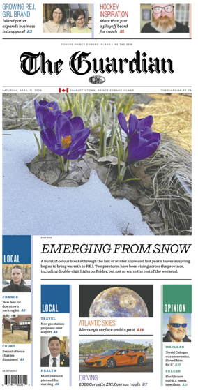 Cover of The Guardian (Charlottetown)