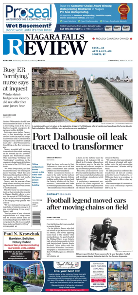 Cover of The Niagara Falls Review