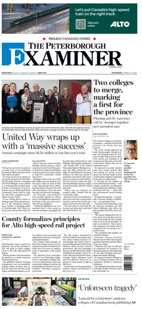 Cover of The Peterborough Examiner