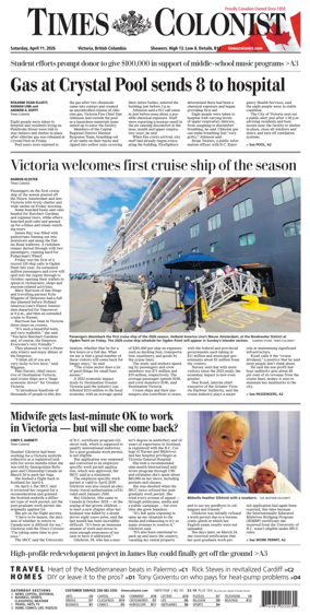 Cover of Times Colonist