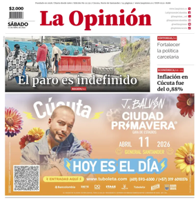Cover of La Opinion
