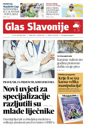 Cover of Glas Slavonije