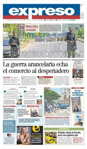 Cover of Diario Expreso