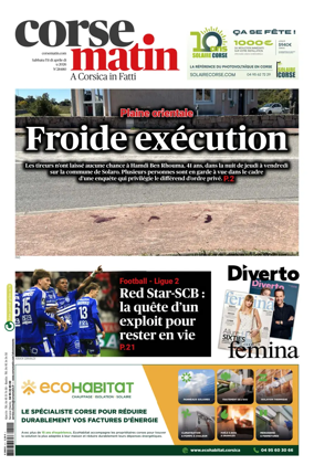 Cover of Corse Matin