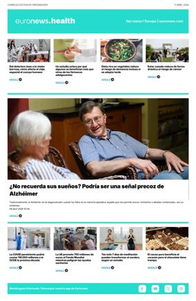 Cover of Euronews Health (Spanish) Compiled Edition
