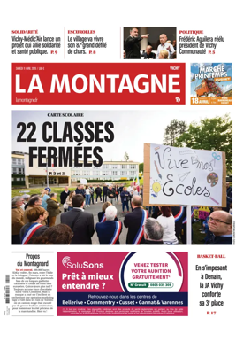 Cover of La Montagne (Vichy)