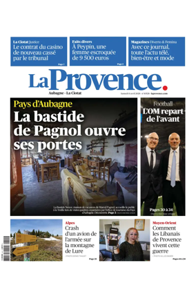 Cover of La Provence Aubagne-La Ciotat