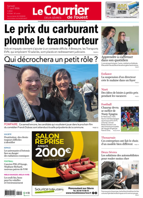 Cover of Le Courrier de l’Ouest (Deux-Sevres)