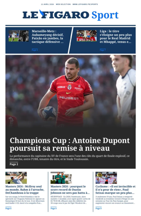 Cover of Le Figaro Sport
