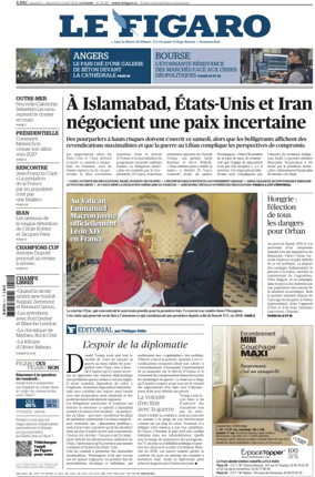Cover of Le Figaro